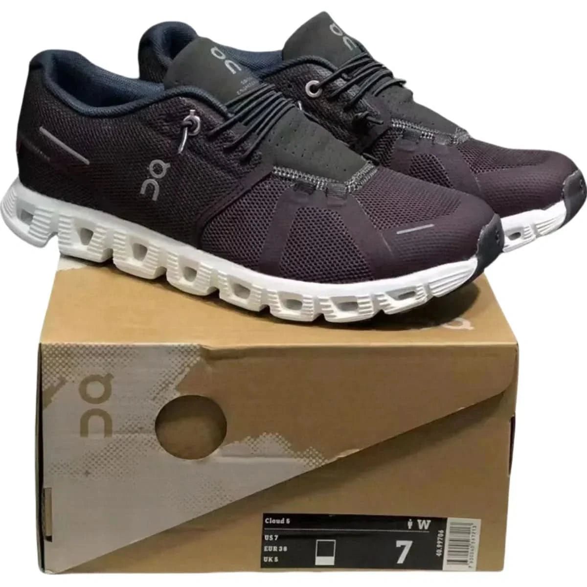 On Cloud 5 Men's Purplish/Black - Onsrunners