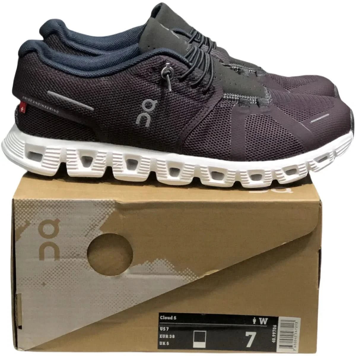On Cloud 5 Men's Purplish/Black - Onsrunners