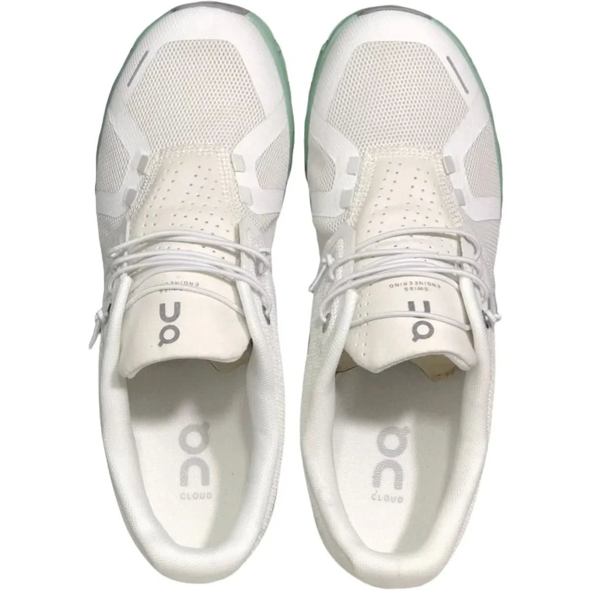 On Cloud 5 Men's Undyed White Stream Green - Onsrunners