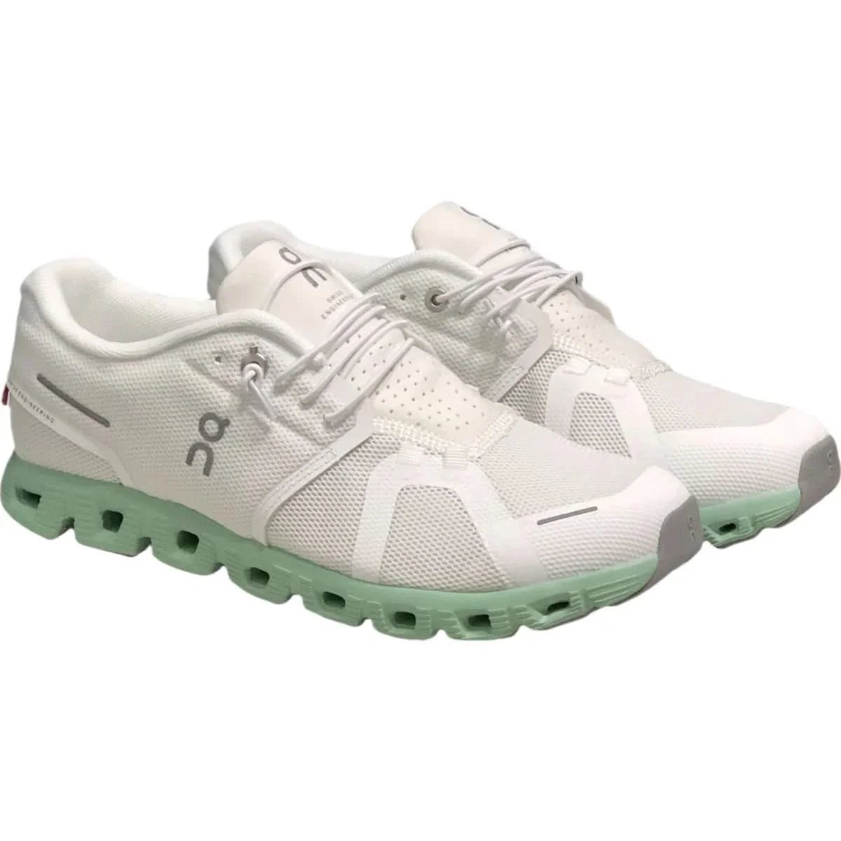 On Cloud 5 Men's Undyed White Stream Green - Onsrunners