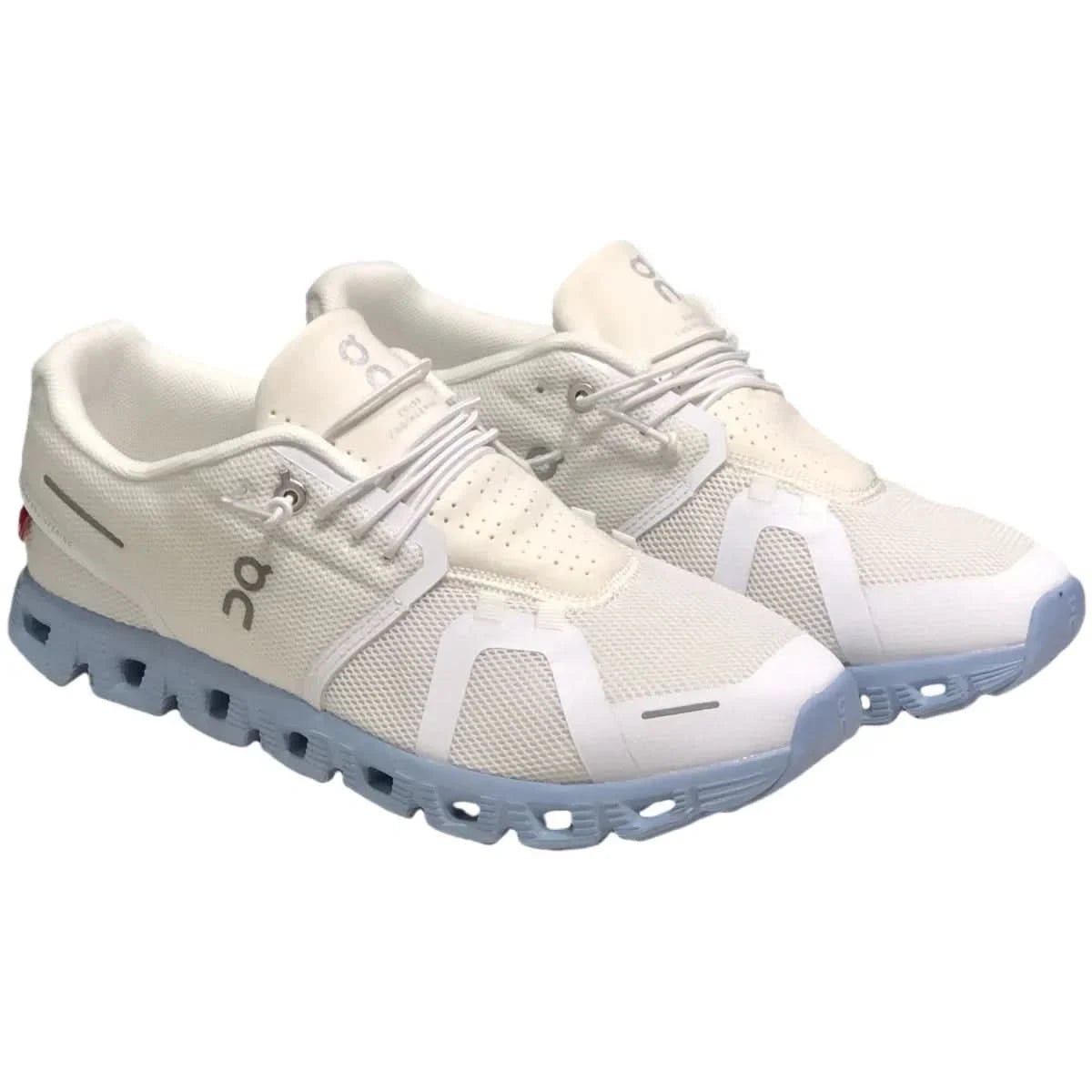 On Cloud 5 Men's White light/grey blue - Onsrunners