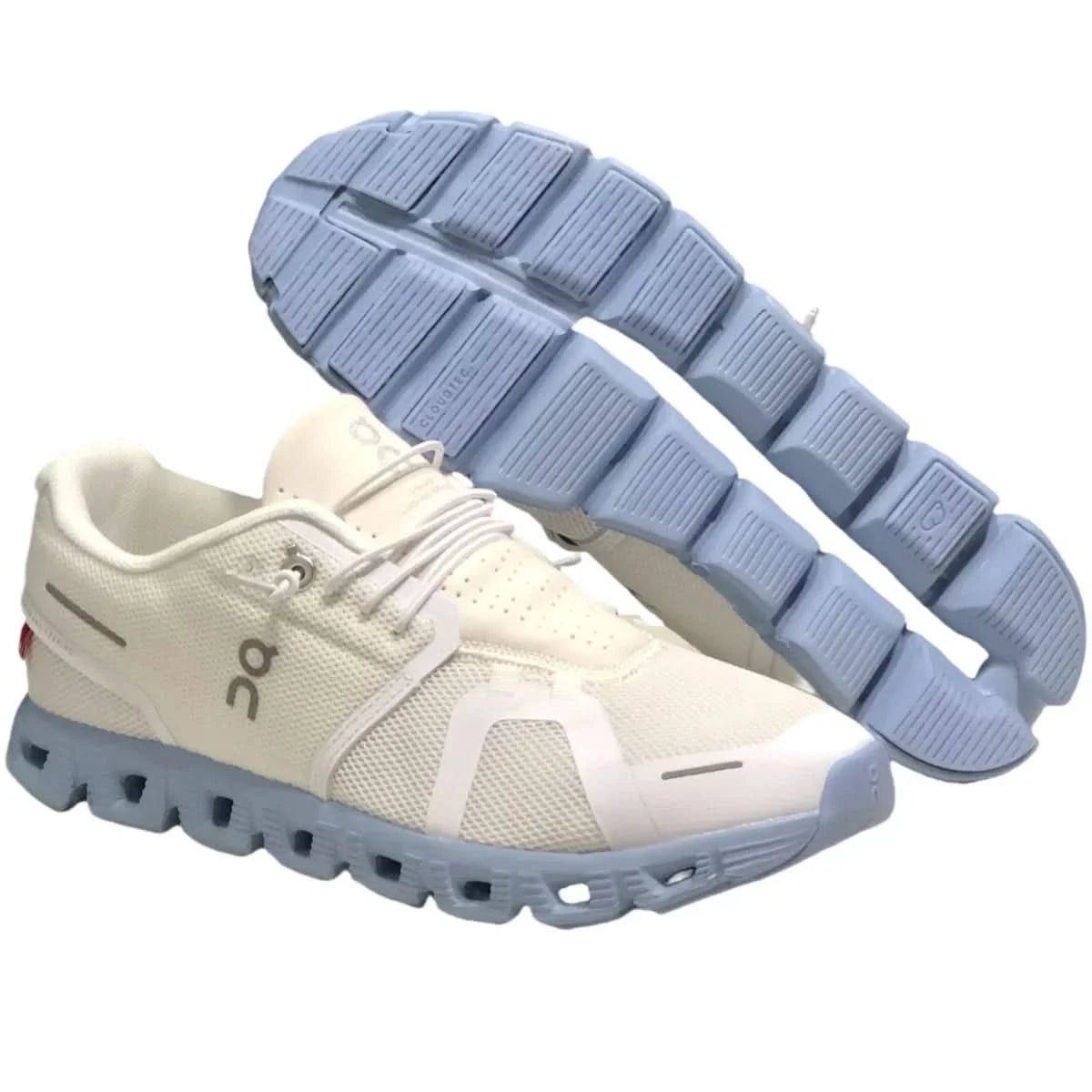 On Cloud 5 Men's White light/grey blue - Onsrunners
