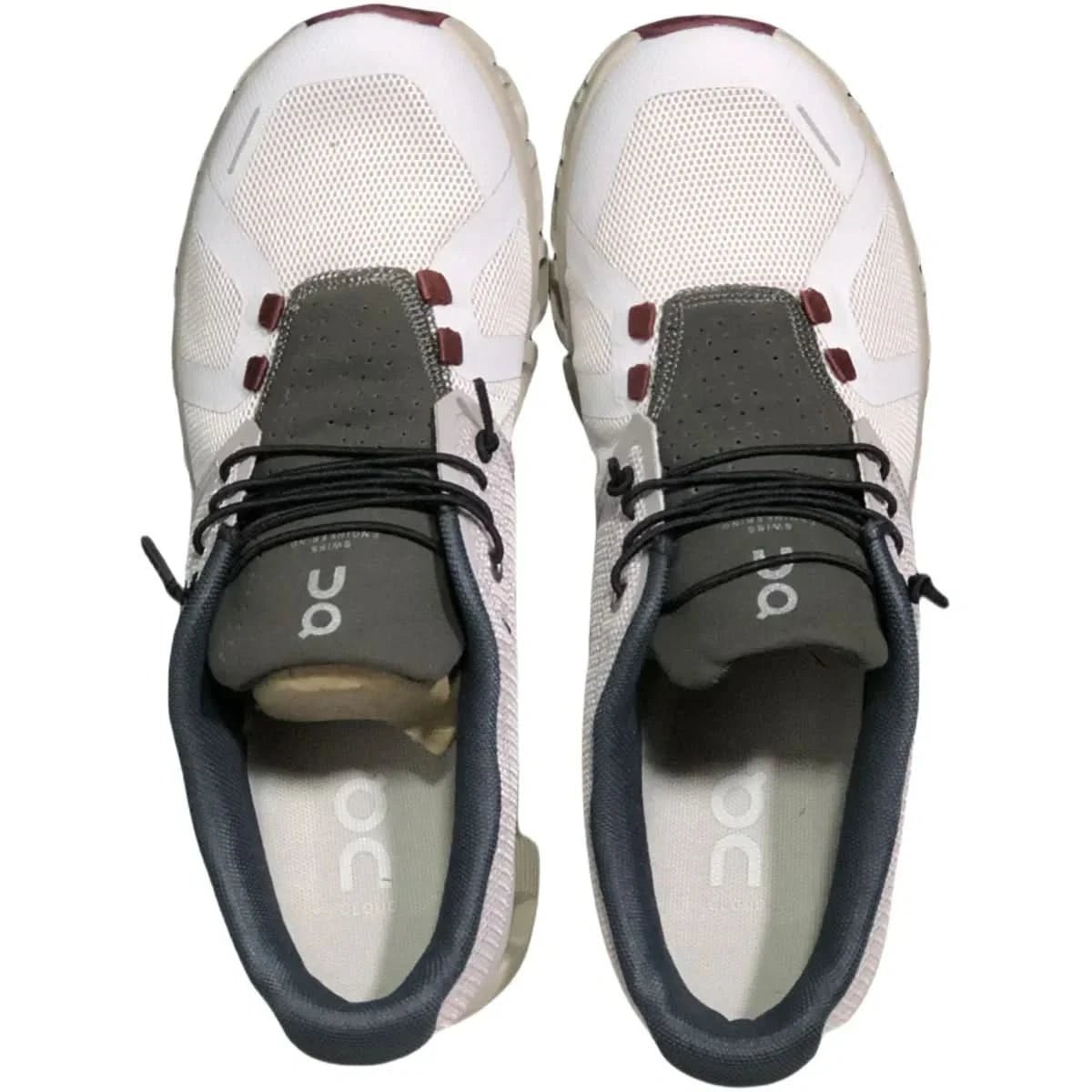 On Cloud 5 Women's Pearl White Fog White - Onsrunners