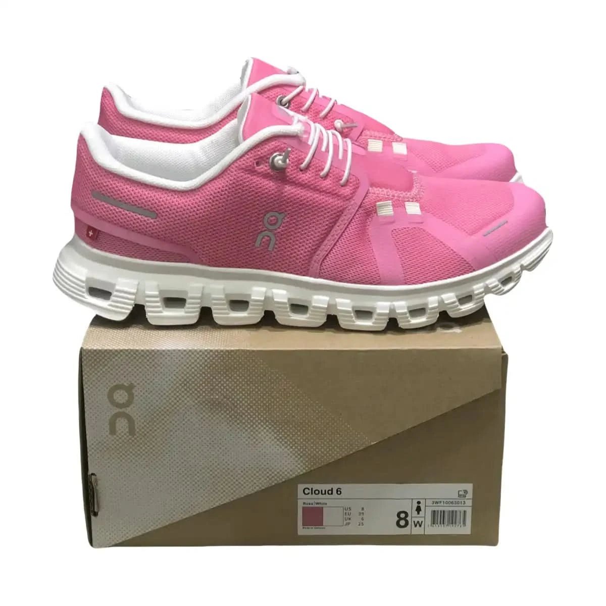 On Cloud 6 Men's Hot Pink/White - Onsrunners