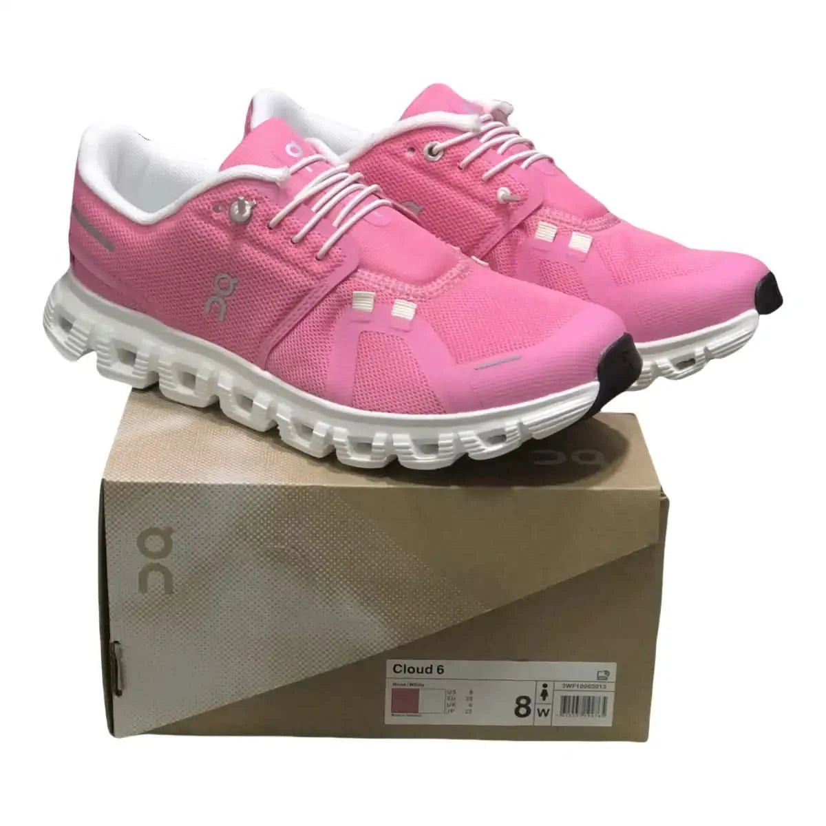 On Cloud 6 Men's Hot Pink/White - Onsrunners