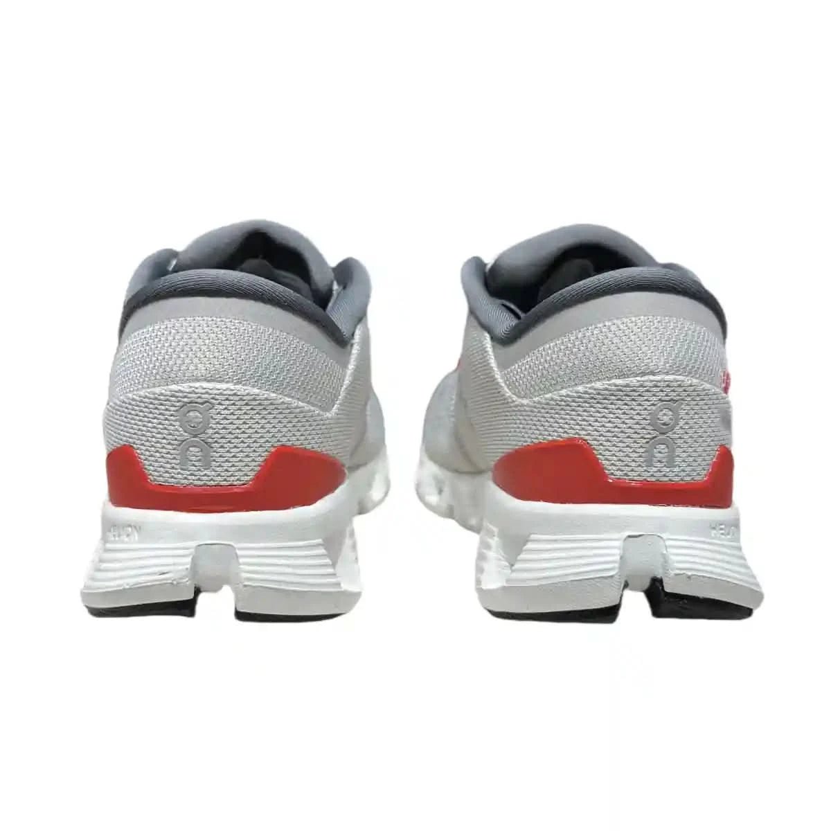 On Cloud X4 Men's Silver/Orange - Red - Onsrunners