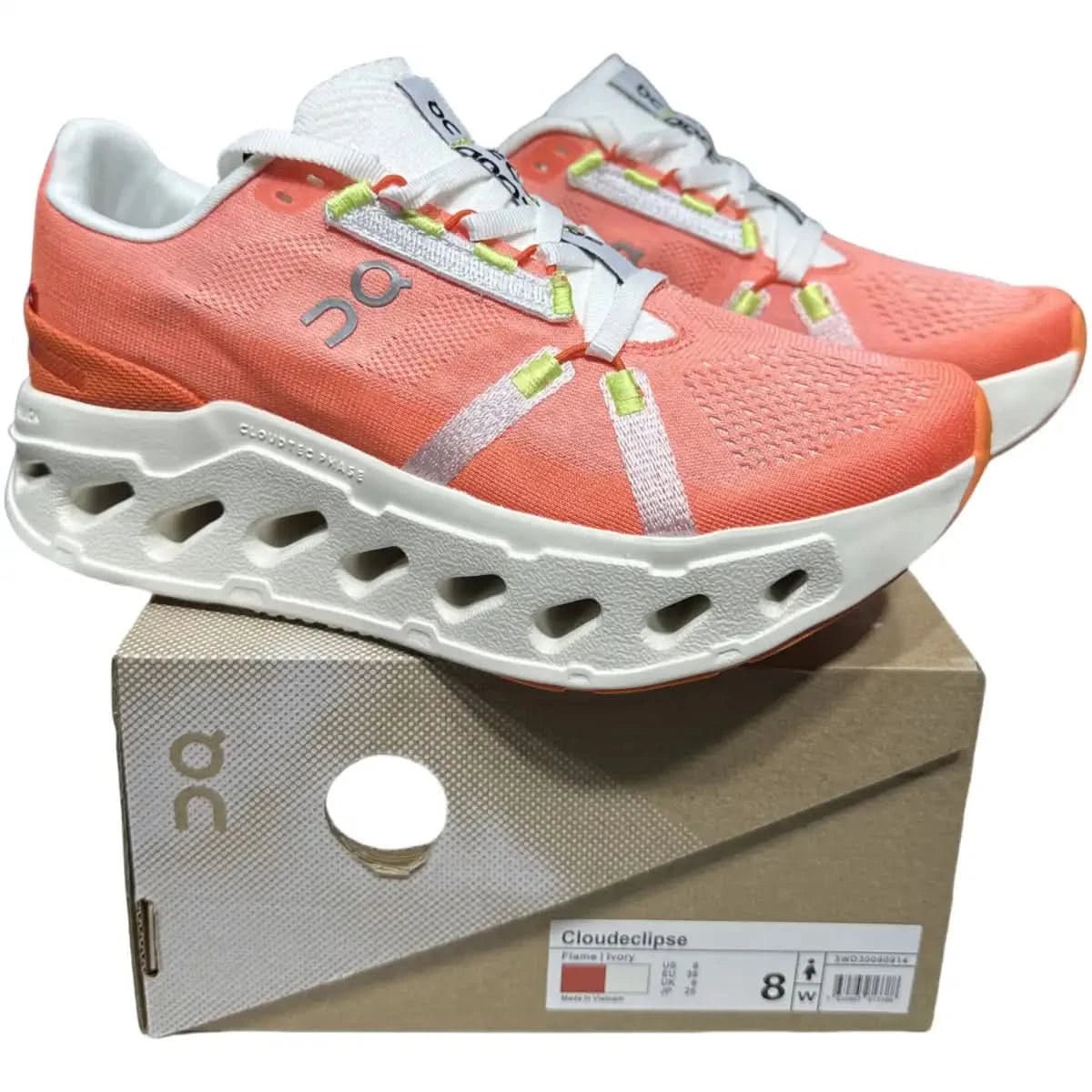 On Cloudeclipse Men's Orange/Ivory - Onsrunners