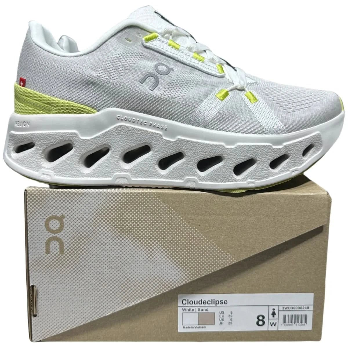 On Cloudeclipse Women's White/Sand - Onsrunners