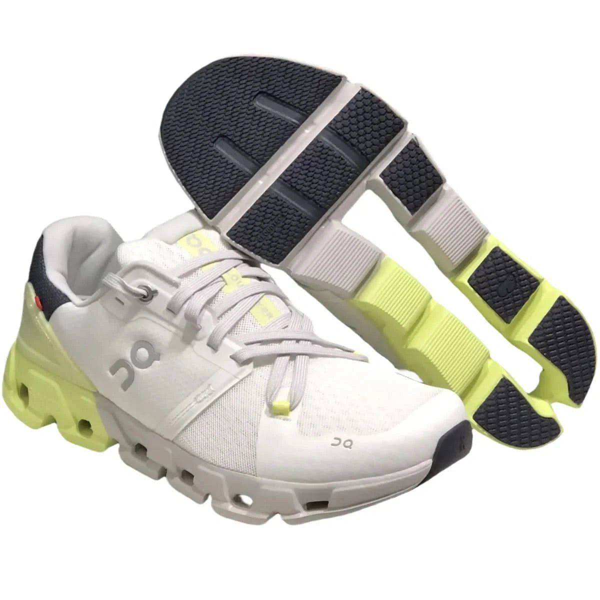 On Cloudflyer 4 Women's White/Yellow - Onsrunners