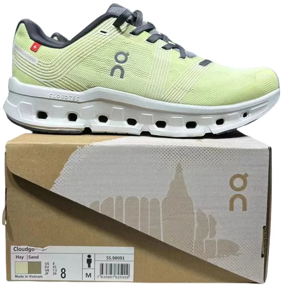On Cloudgo Women's Grass yellow yarn - Onsrunners