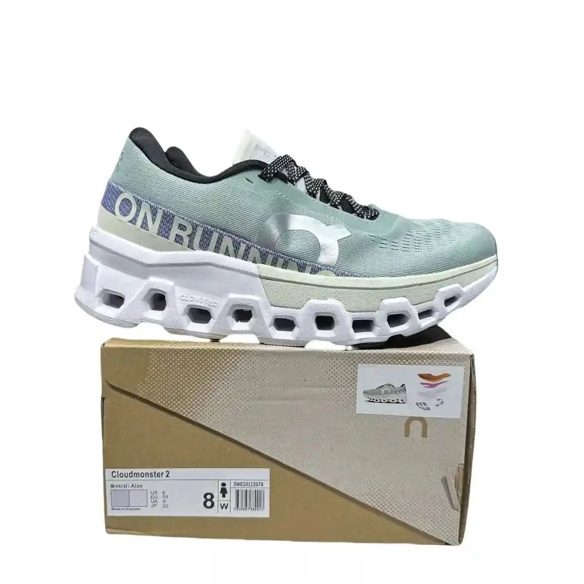 On Cloudmonster 2 Men's Stone Green/Aloe Green - Onsrunners