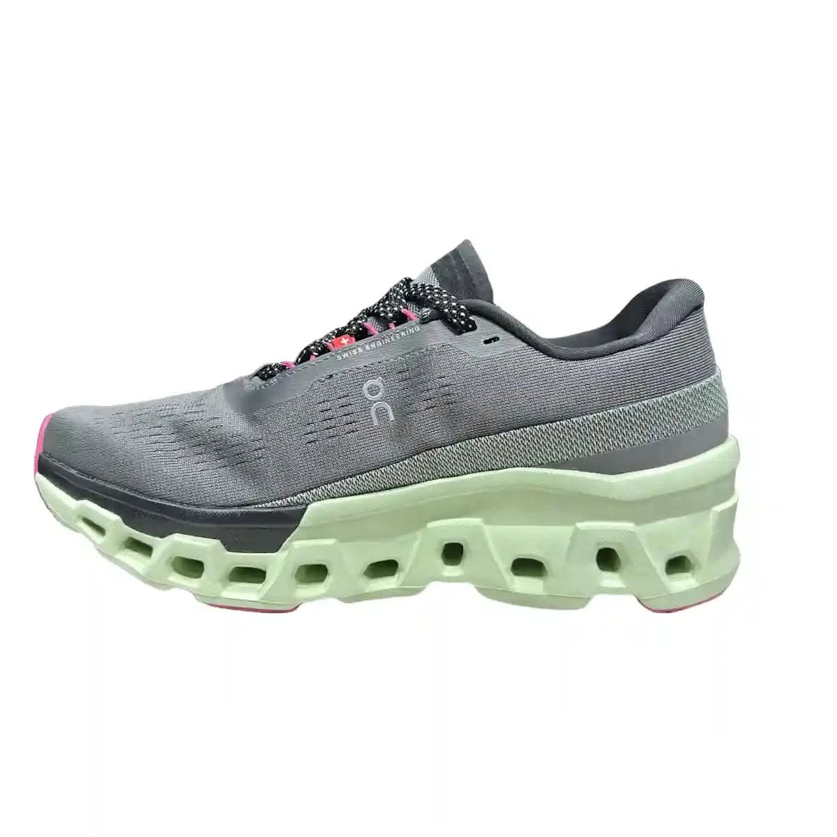 On Cloudmonster 2 Women's Almond/Lima Bean Green - Onsrunners