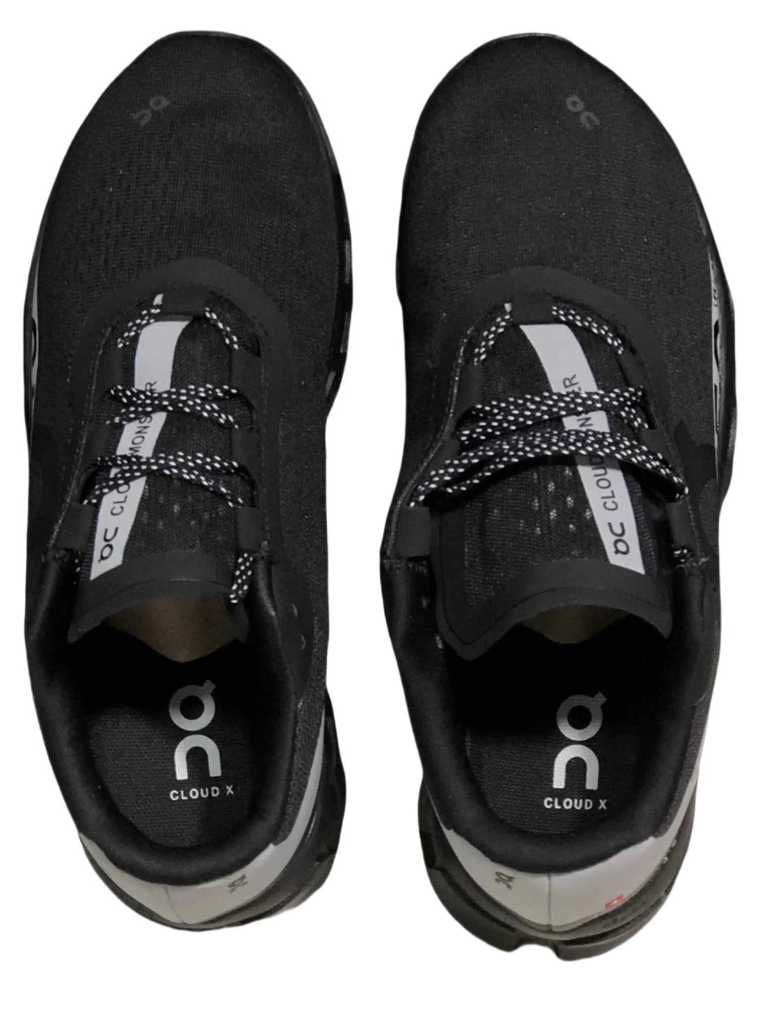 On Cloudmonster Men's Black/Silver - Onsrunners