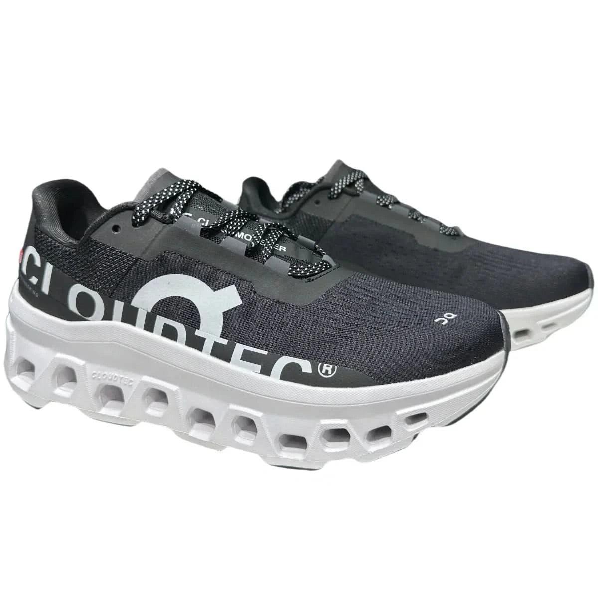On Cloudmonster Men's Black/White - Onsrunners