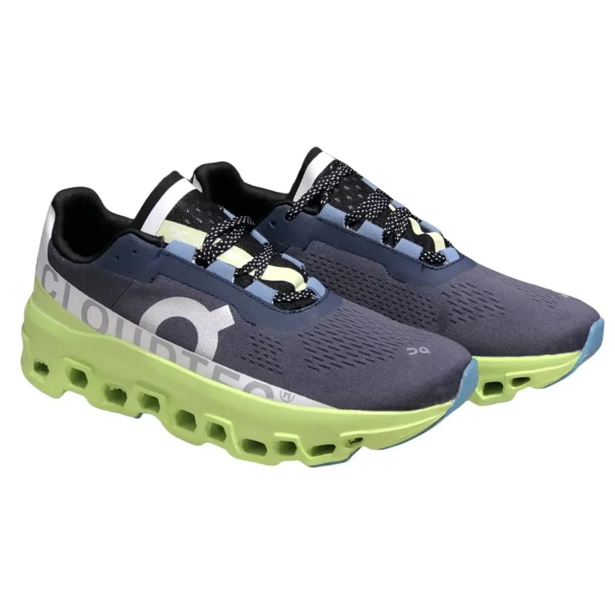 On Cloudmonster Men's Green/Blue - Onsrunners