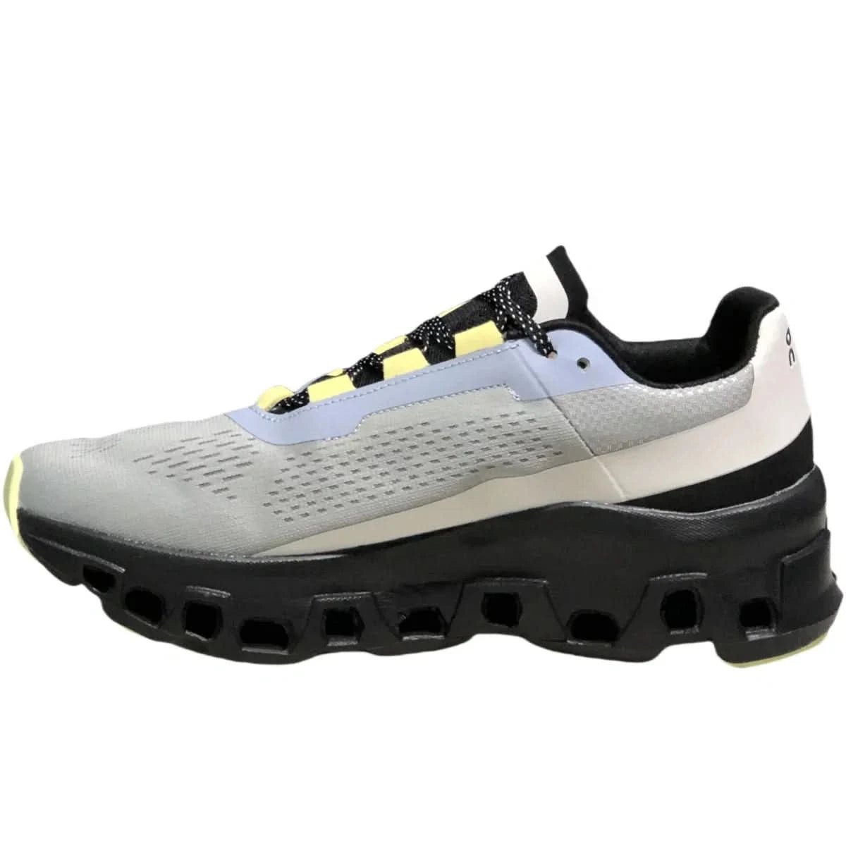 On Cloudmonster Women's Black/Grey - Onsrunners