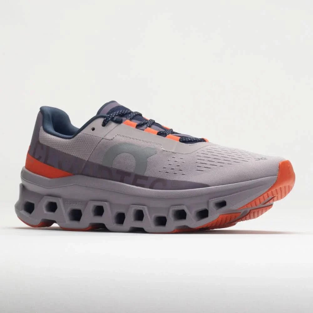 On Cloudmonster Women's Pearl/Flame - Onsrunners