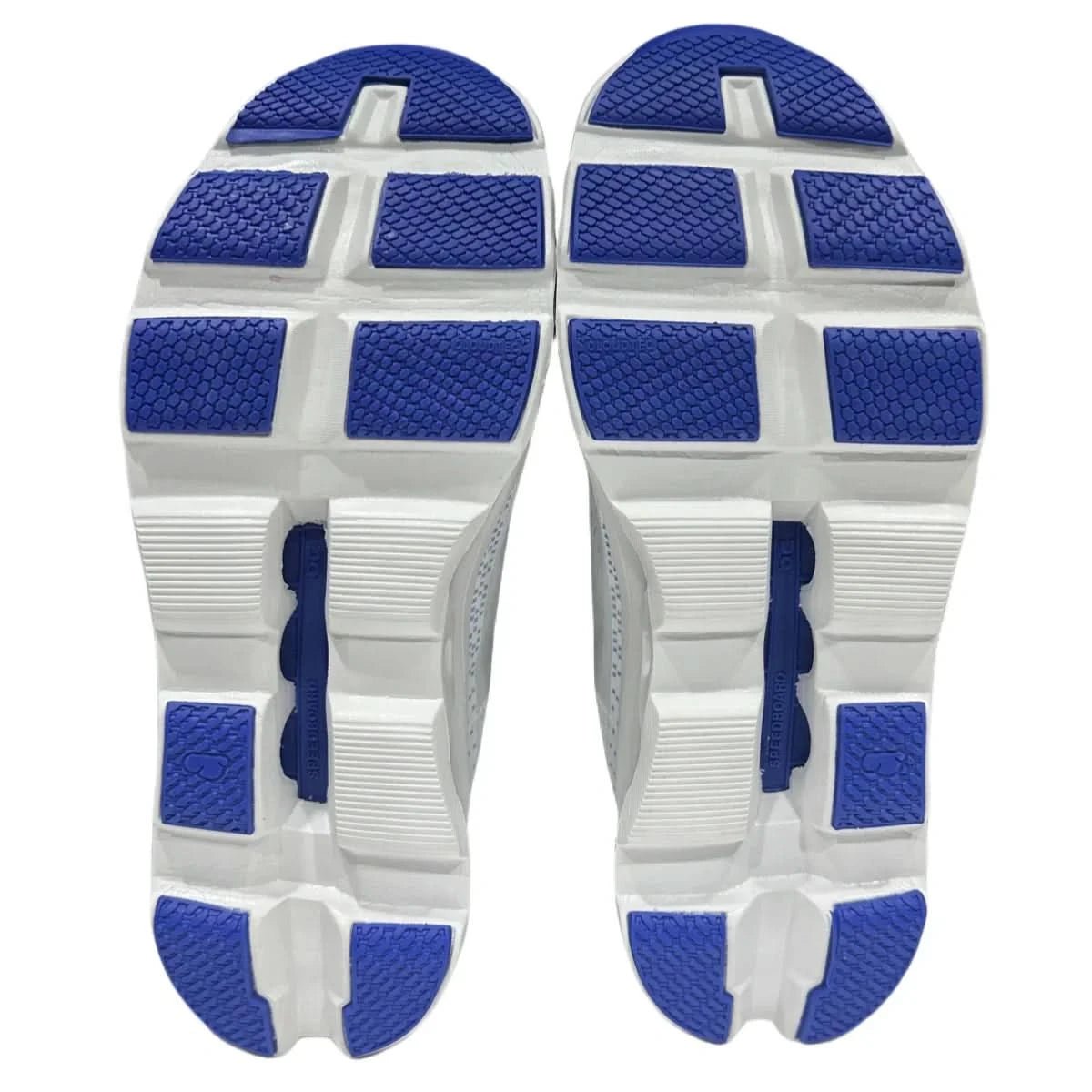 On Cloudmonster Women's White/Blue - Onsrunners