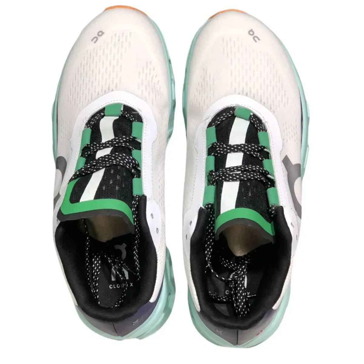 On Cloudmonster Women's White/Green - Onsrunners