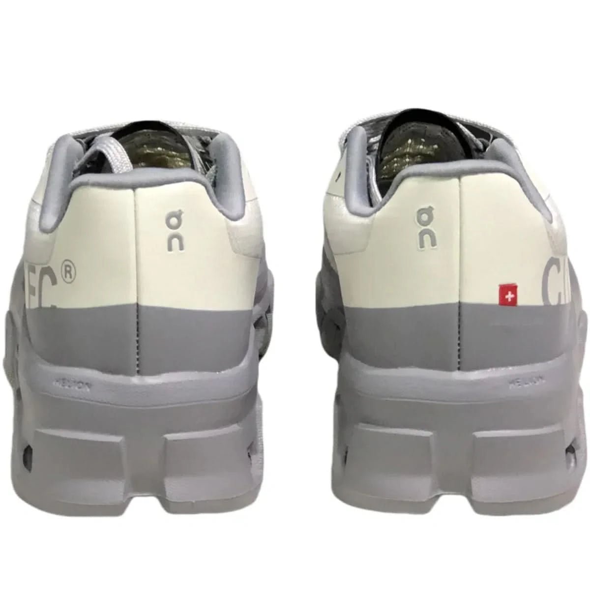 On Cloudmonster Women's White/Grey - Onsrunners