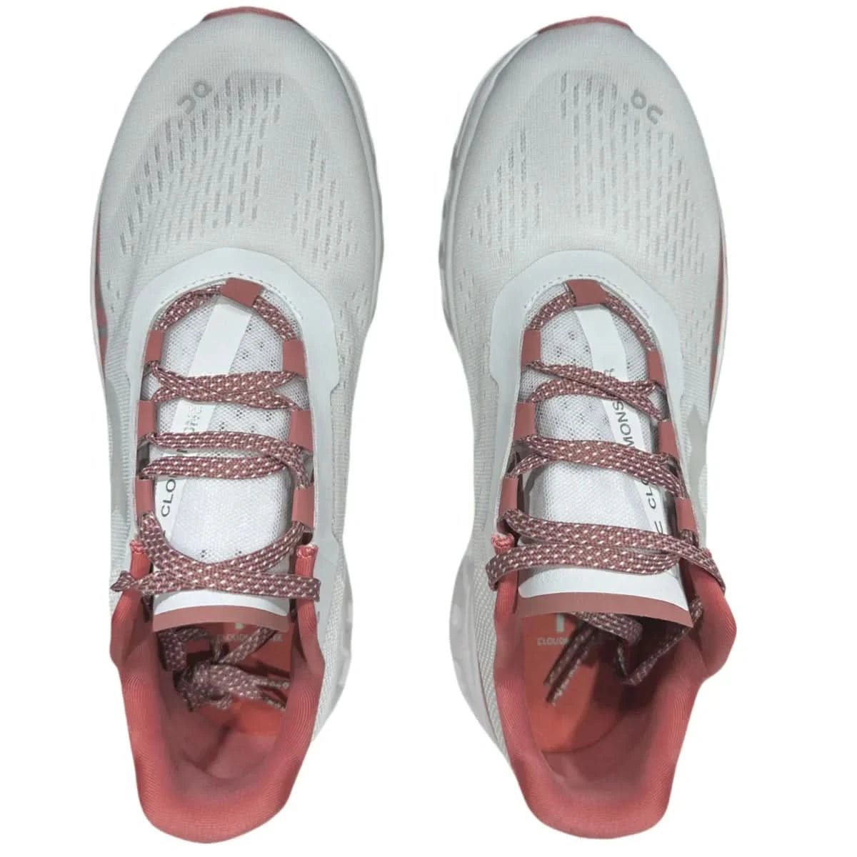 On Cloudmonster Women's White/Red - Onsrunners