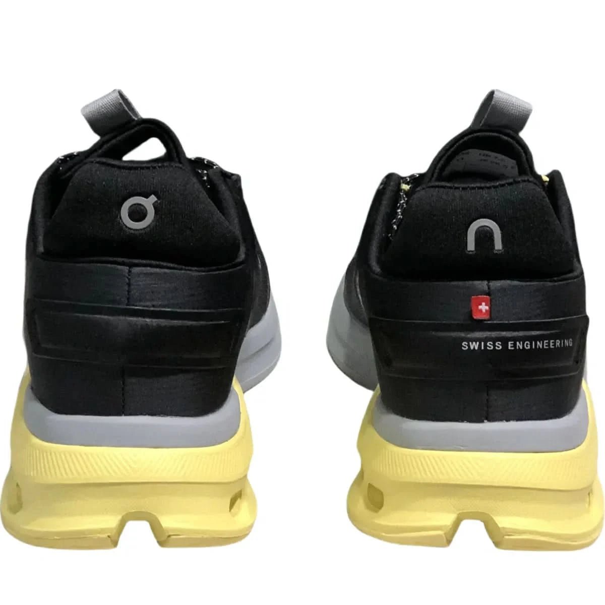 On Cloudnova Flux Women's Black/Yellow - Onsrunners