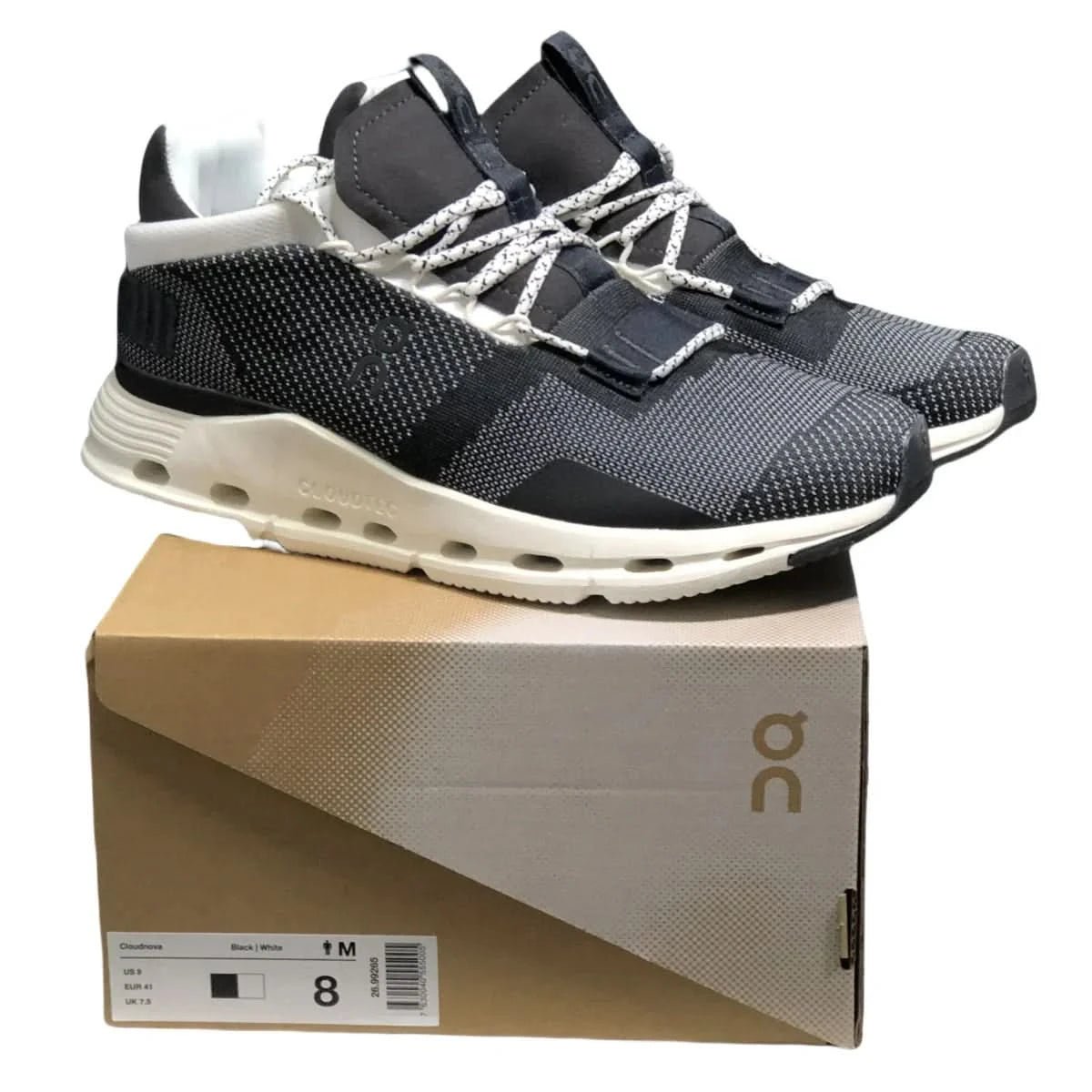 On Cloudnova Men's White/Black - Onsrunners