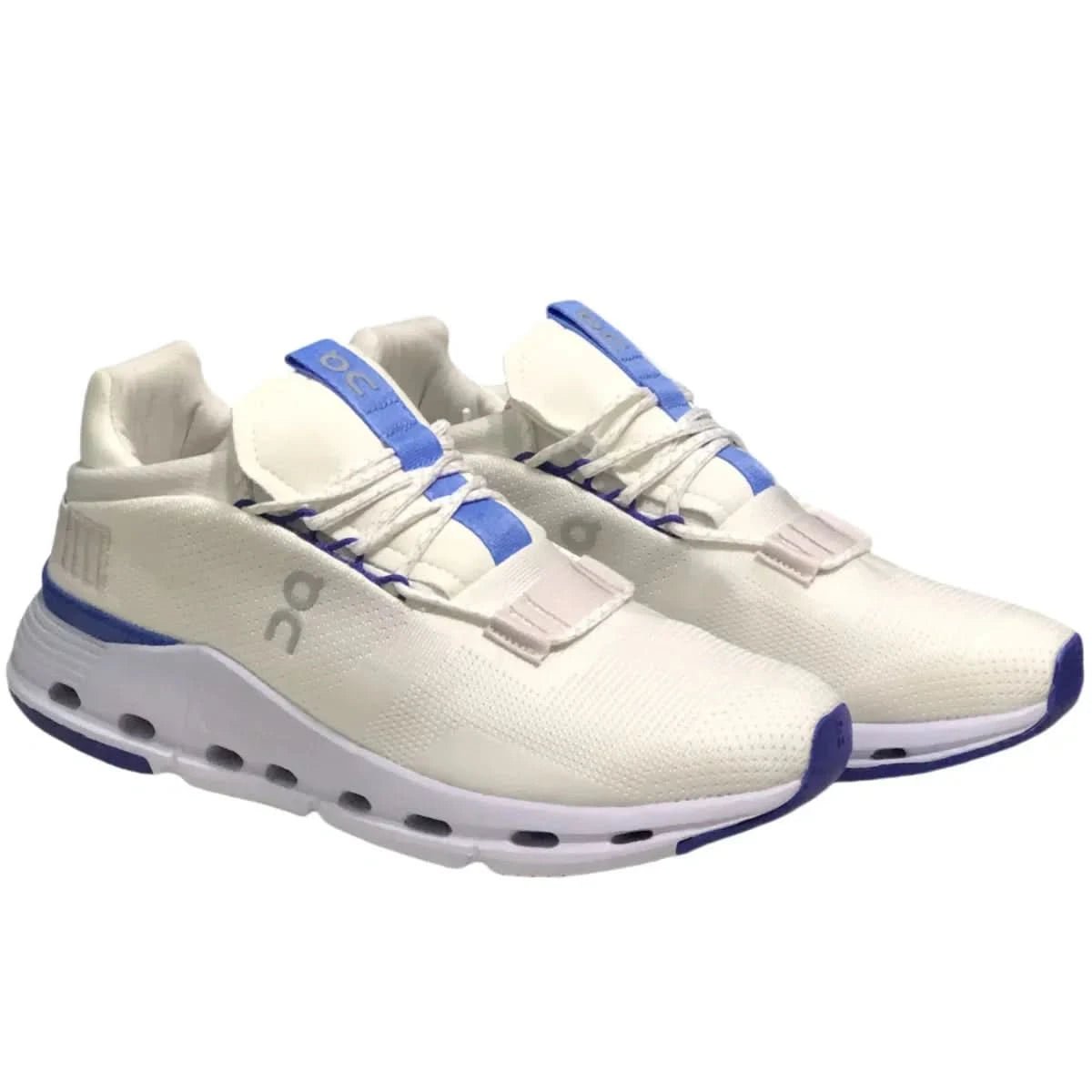 On Cloudnova Women's White/Blue - Onsrunners