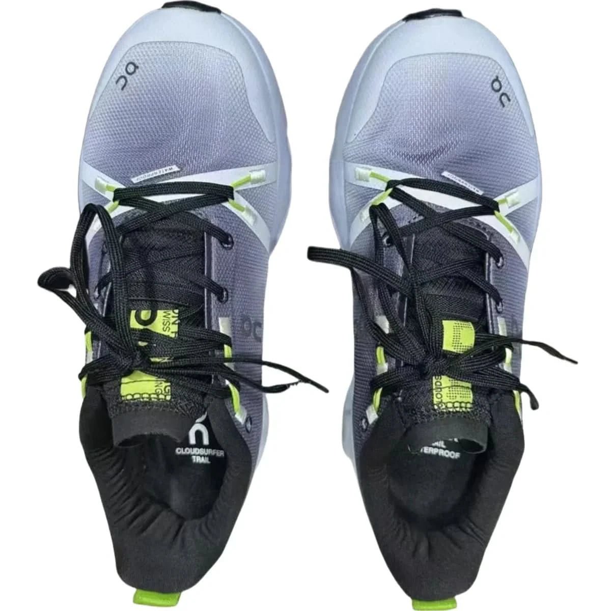 On Cloudsurfer Trail Waterproof Men's Black/Heather - Onsrunners
