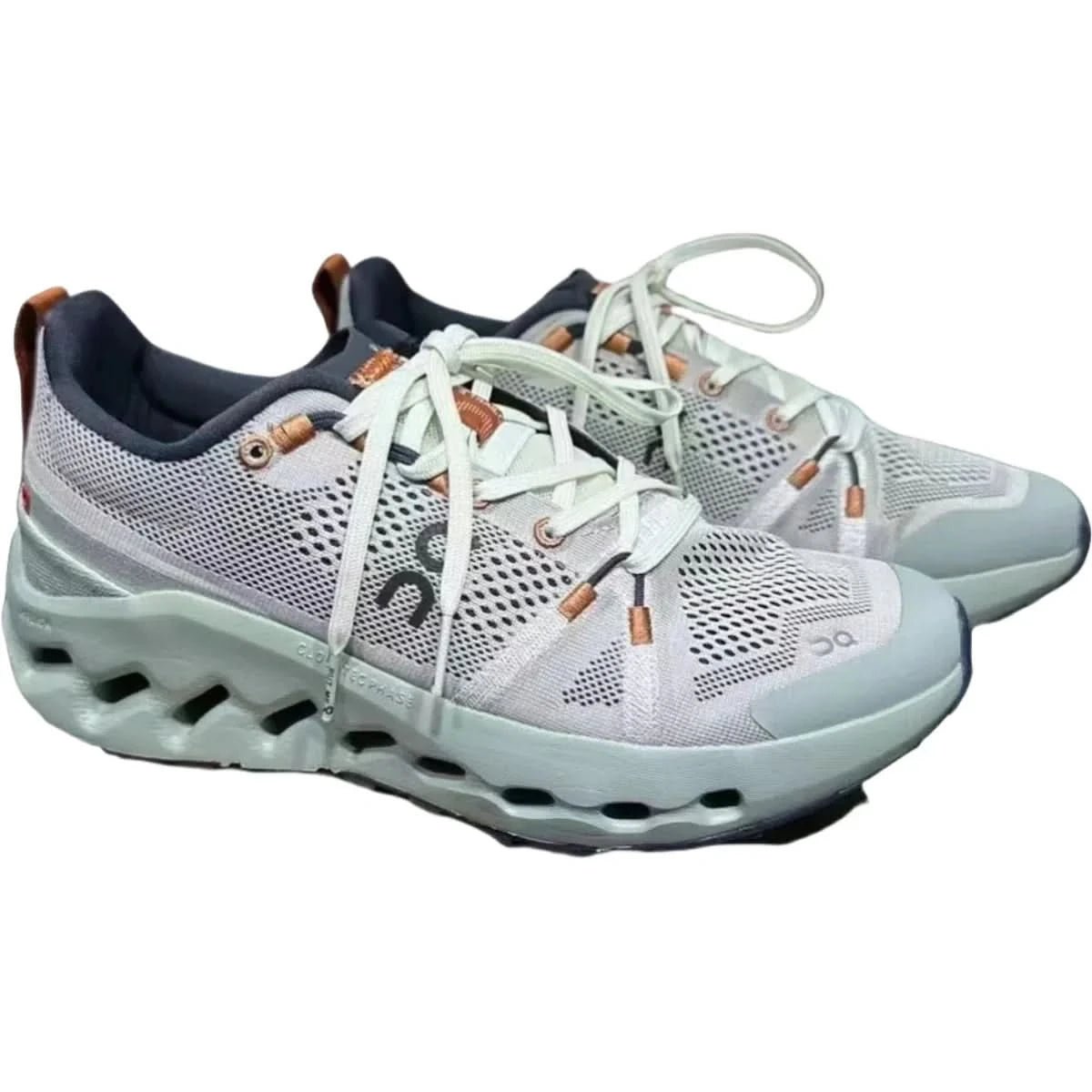 On Cloudsurfer Trail Waterproof Men's Gray/Green - Onsrunners