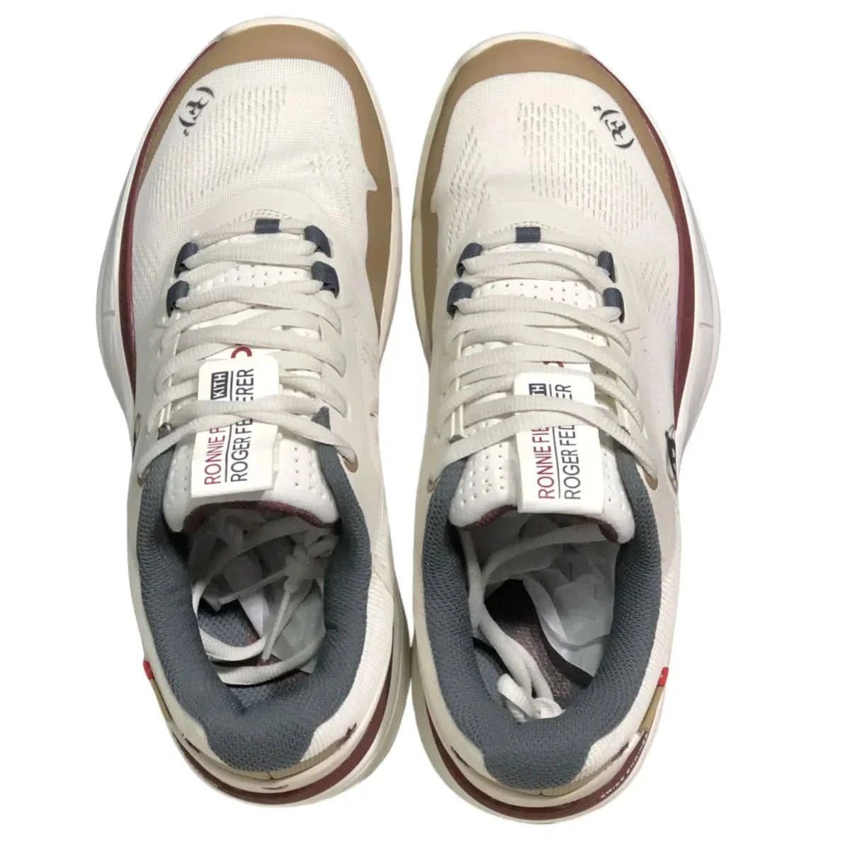 On The Roger Pro Women's Beige/Burgundy - Onsrunners