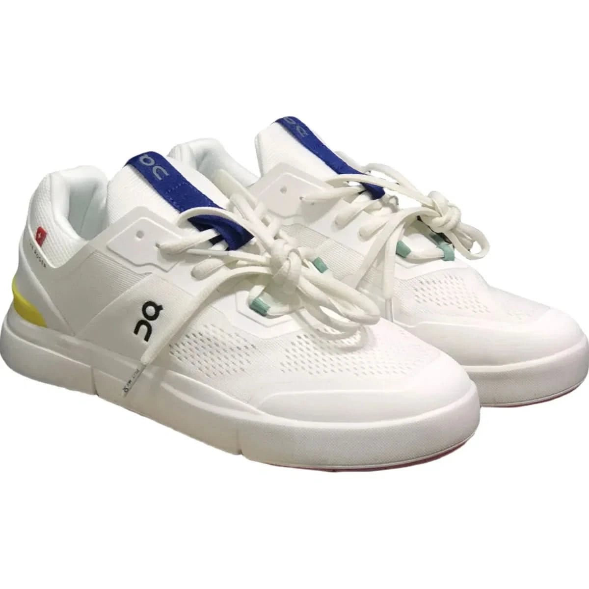 On The Roger Spin Men's White/Yellow - Onsrunners