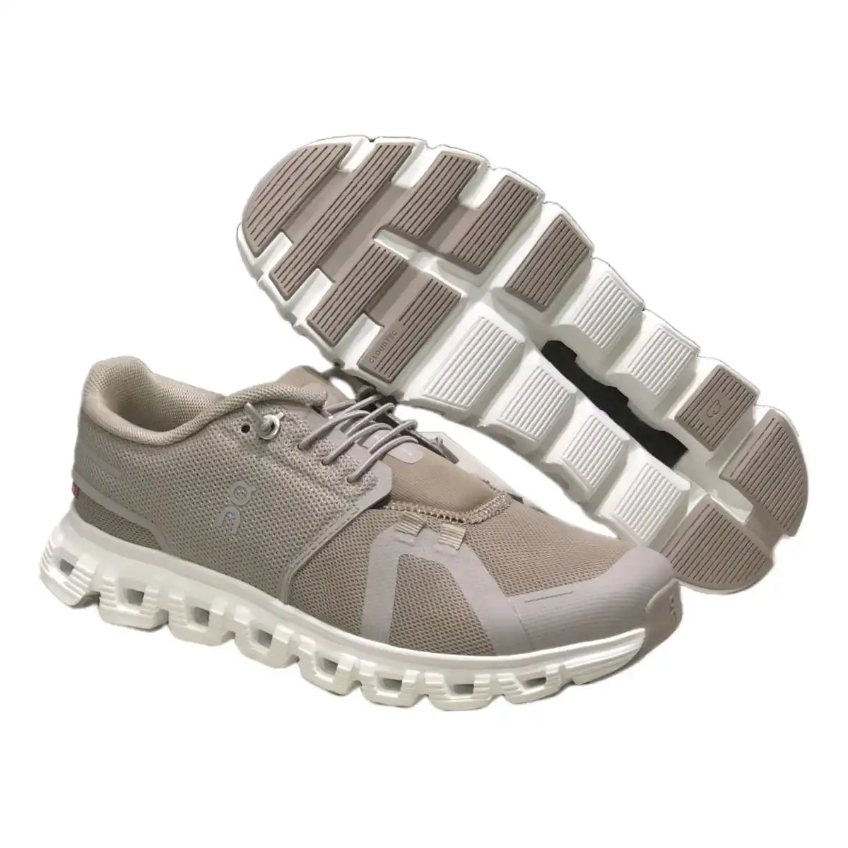 On Cloud 6 Women's Taupe/White