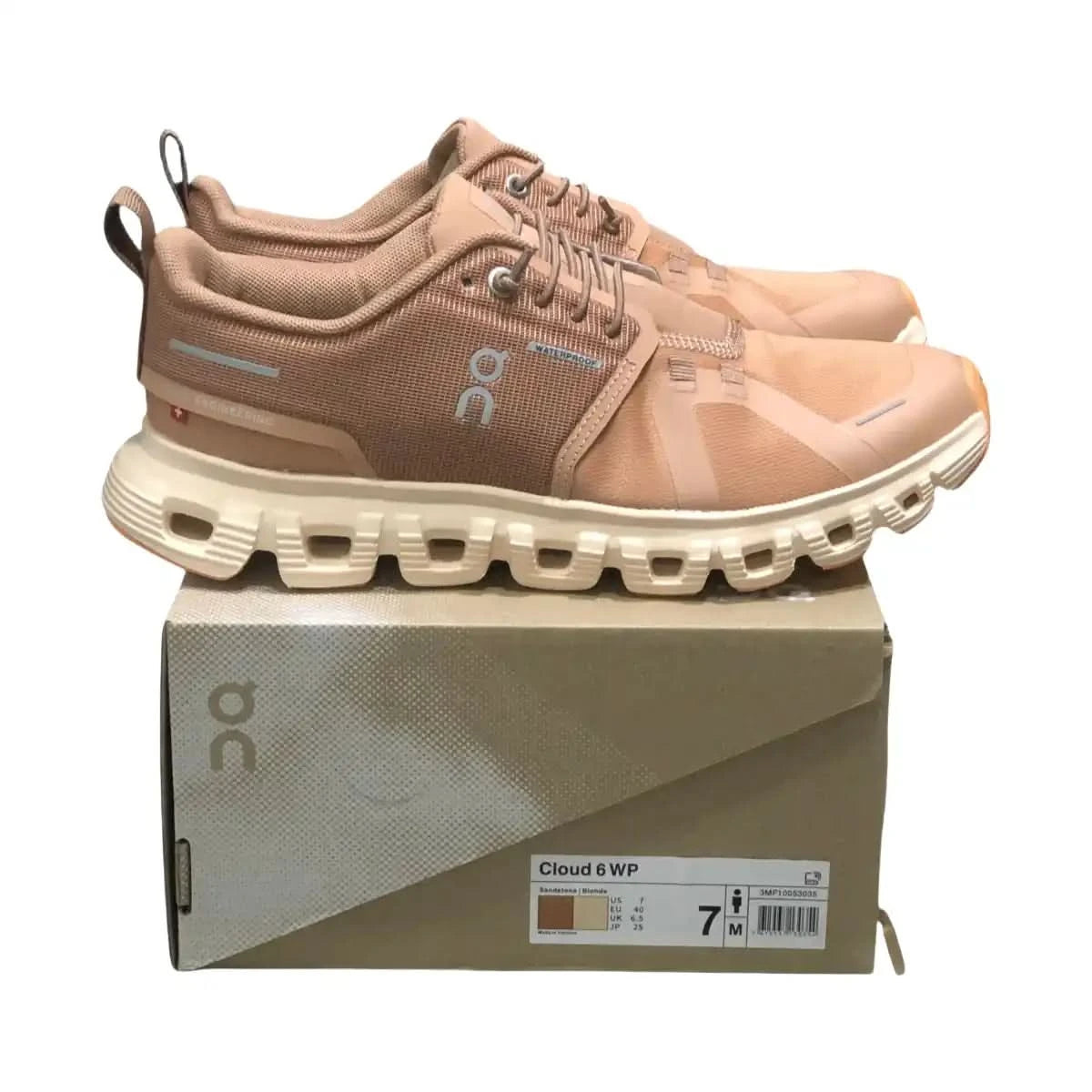 On Cloud 6 Women's Sandstone/Blonde