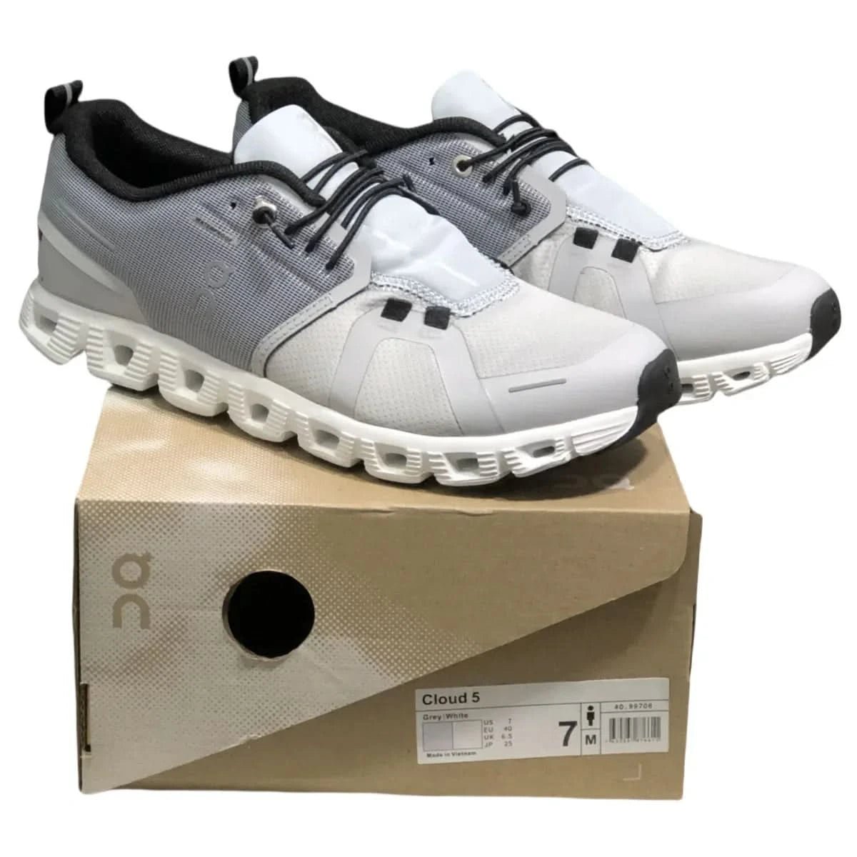 On Cloud 5 Men's Gray/White - Onsrunners