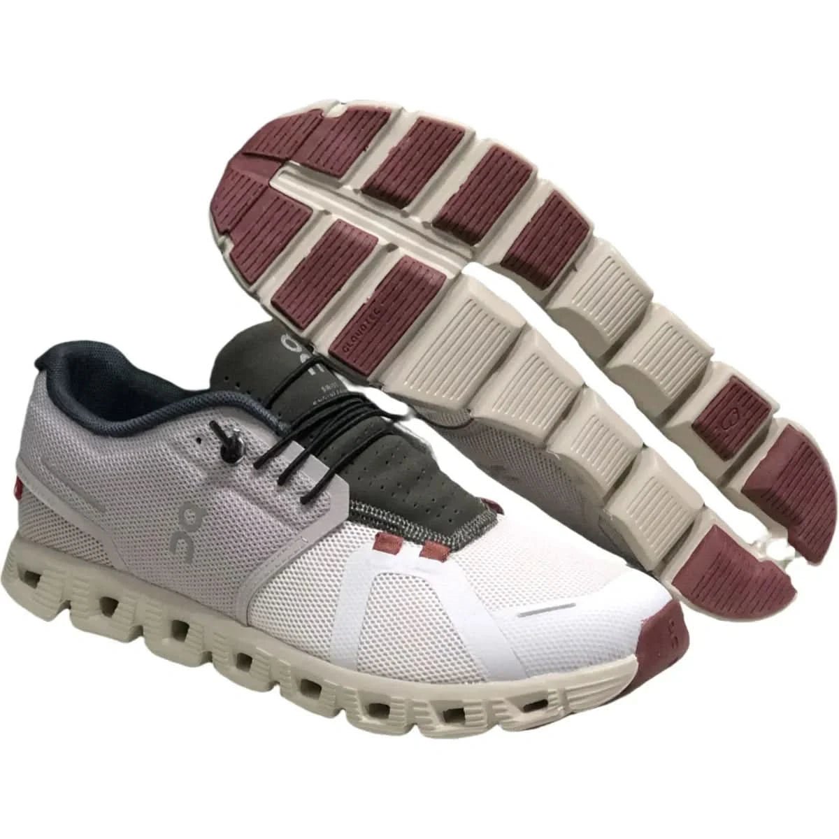 On Cloud 5 Men's Pearl White Fog White - Onsrunners