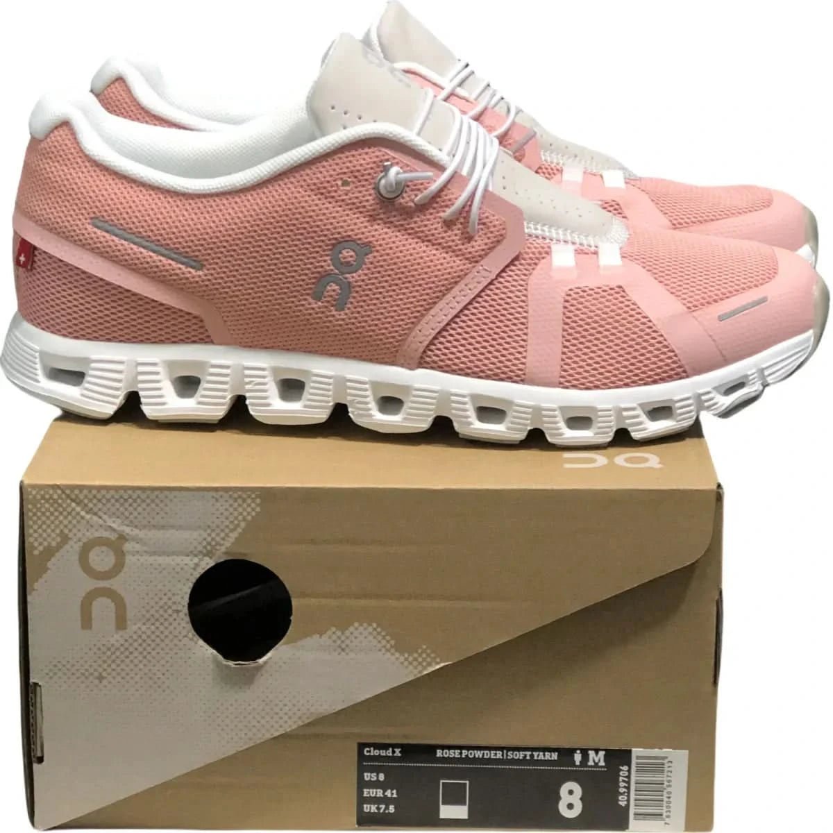 On Cloud 5 Men's Rose powder/shell powder - Onsrunners