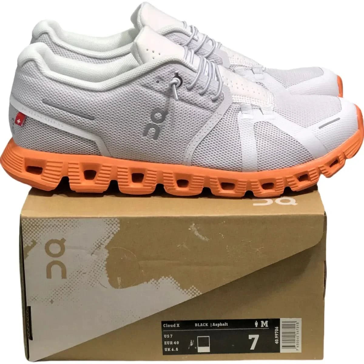 On Cloud 5 Men's White/Orange - Onsrunners