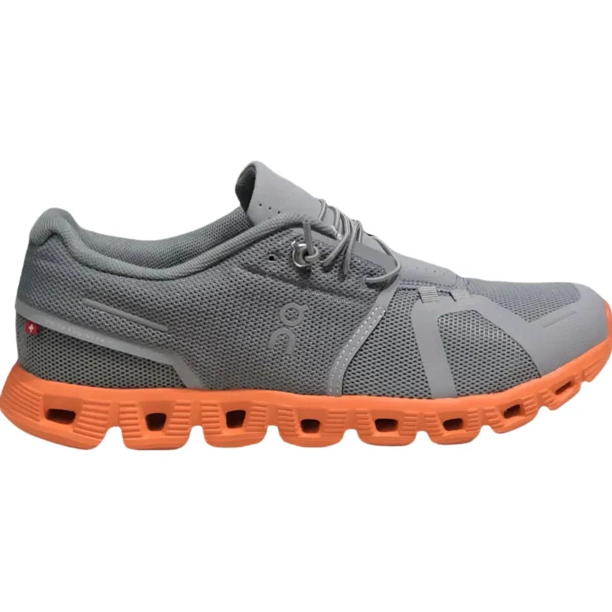 On Cloud 5 Women's Gray Orange/zinc gray burnt orange - Onsrunners