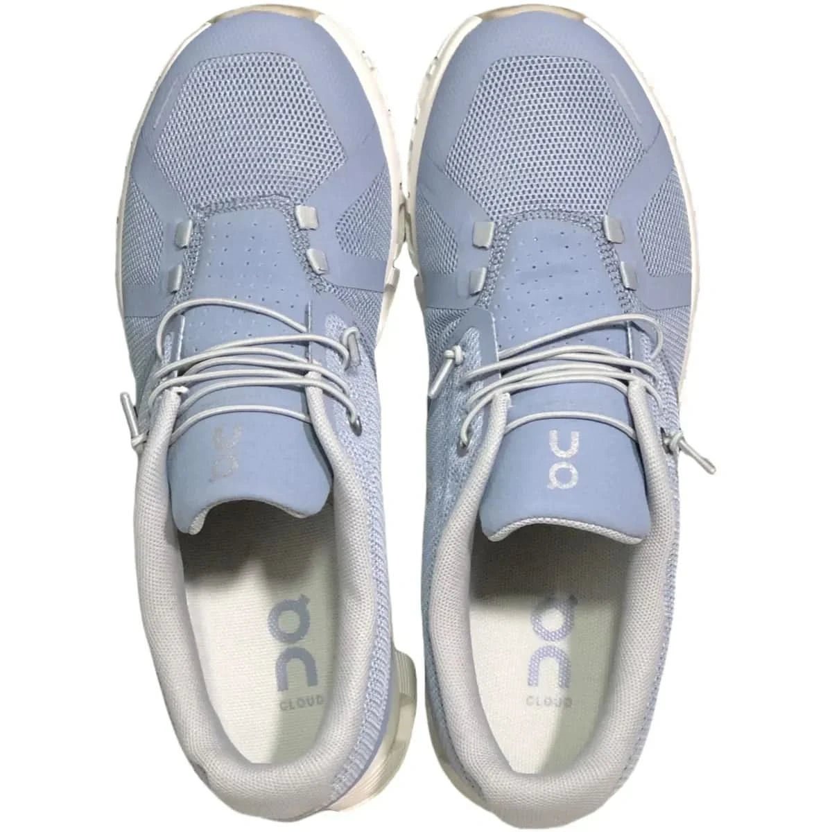 On Cloud 5 Women's Light Grayish Blue White - Onsrunners