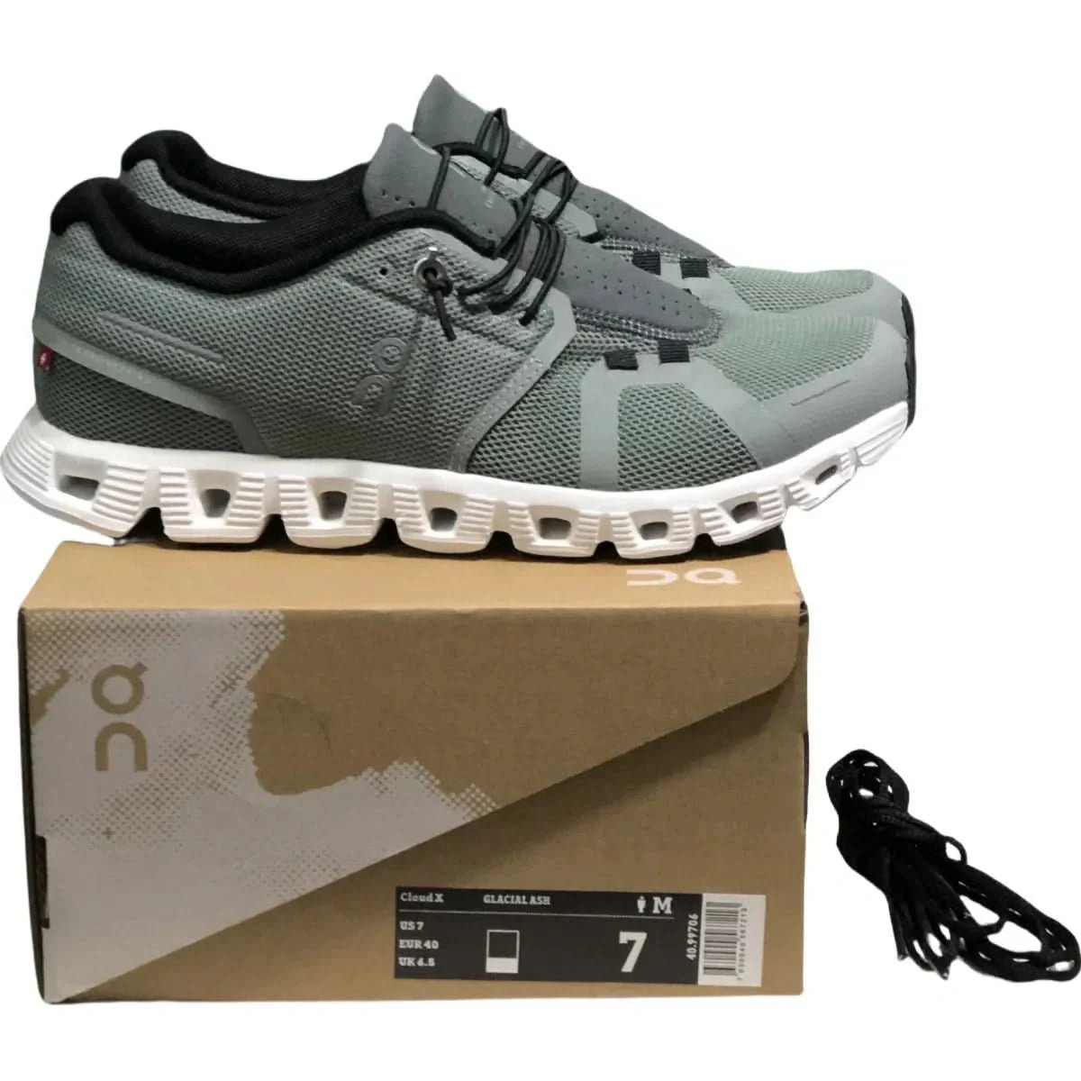 On Cloud 5 Women's Pale Greenish/White - Onsrunners