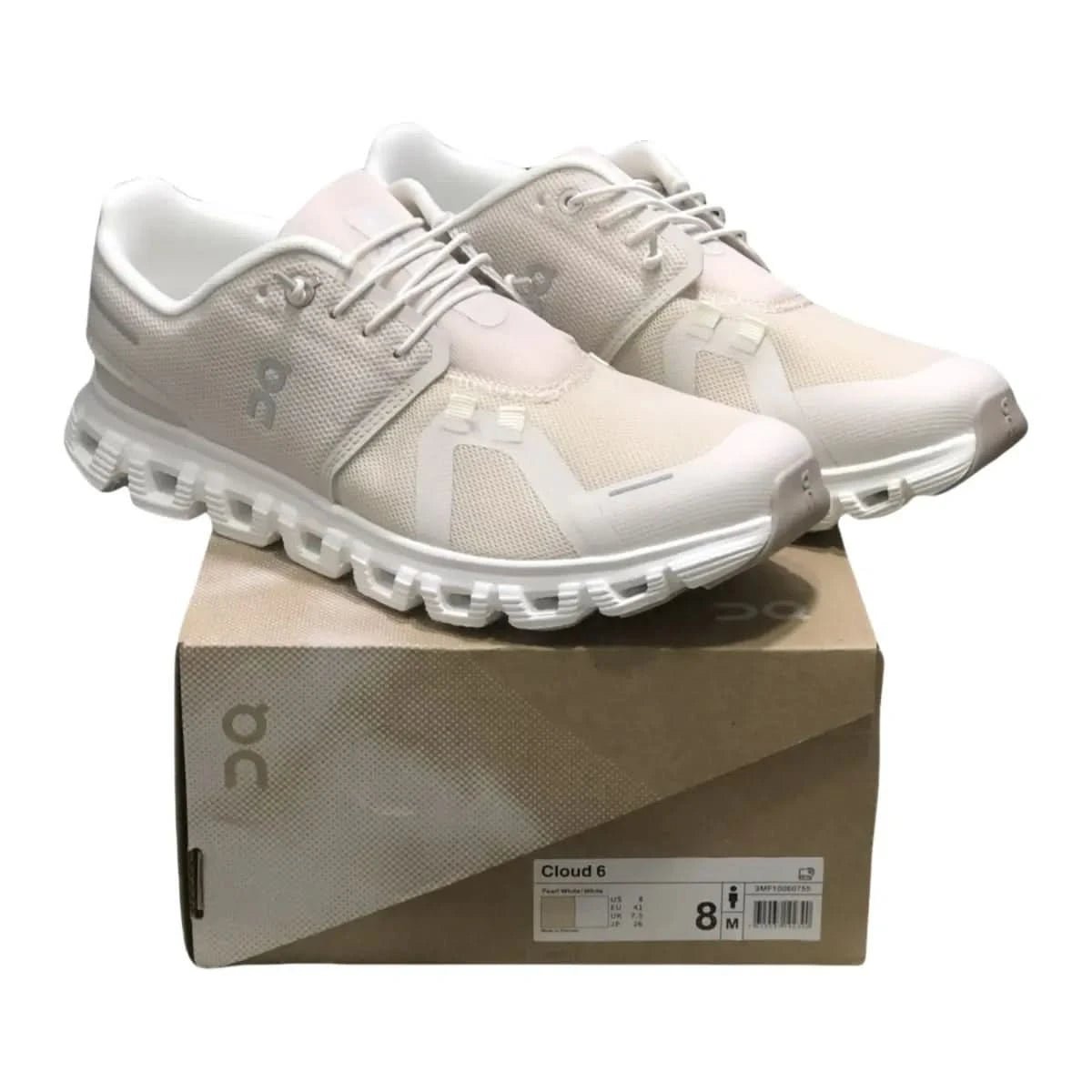 On Cloud 6 Men's Pearl/Sandstone - Onsrunners