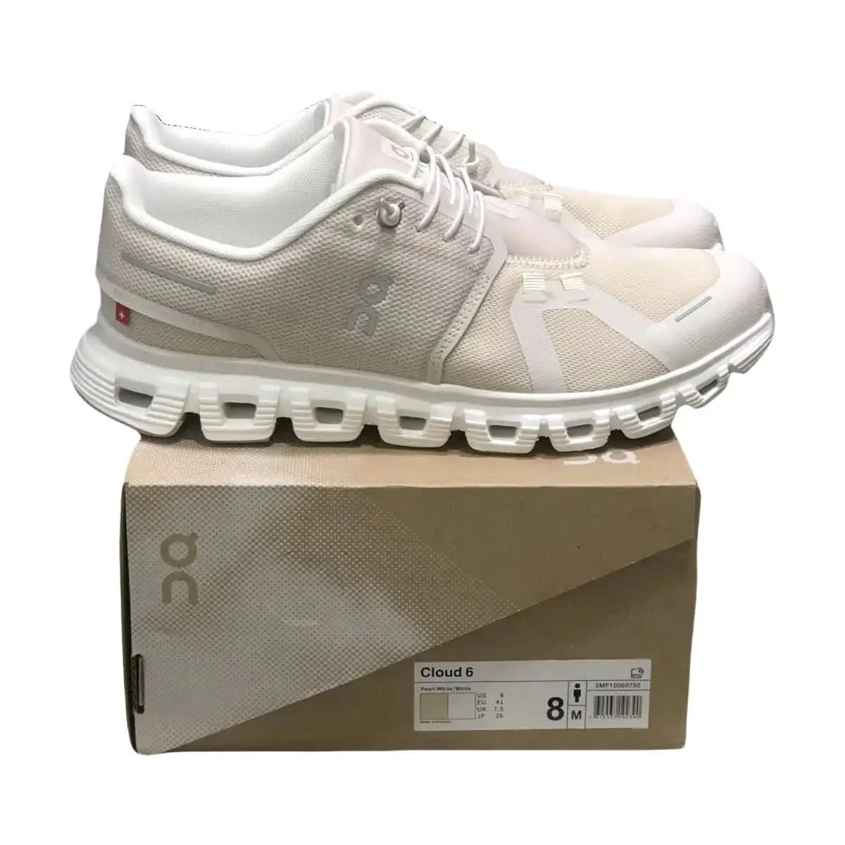 On Cloud 6 Men's Pearl/Sandstone - Onsrunners