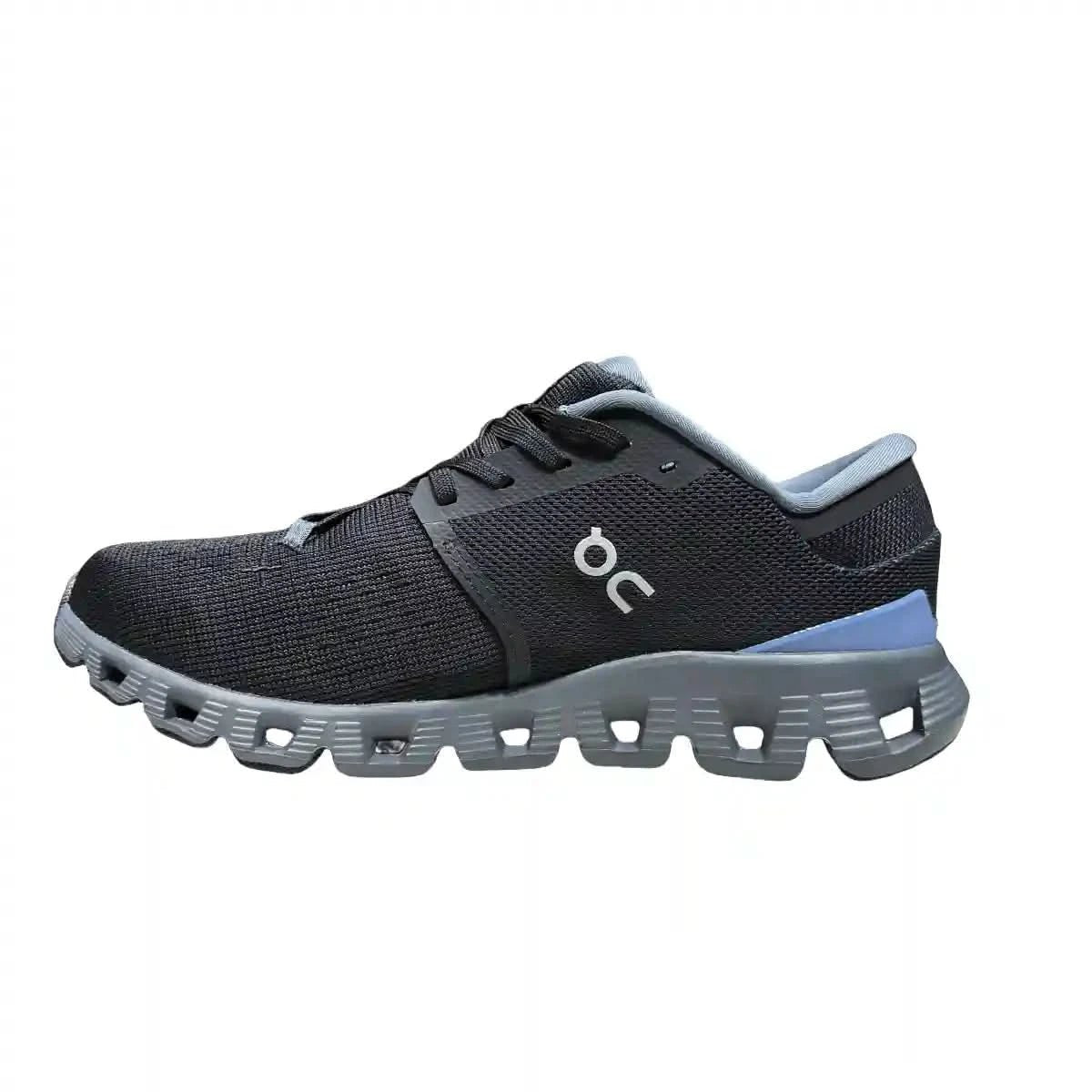 On Cloud X4 Men's Black/Light Gray - Blue - Onsrunners