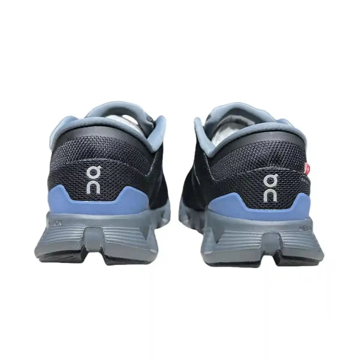 On Cloud X4 Men's Black/Light Gray - Blue - Onsrunners