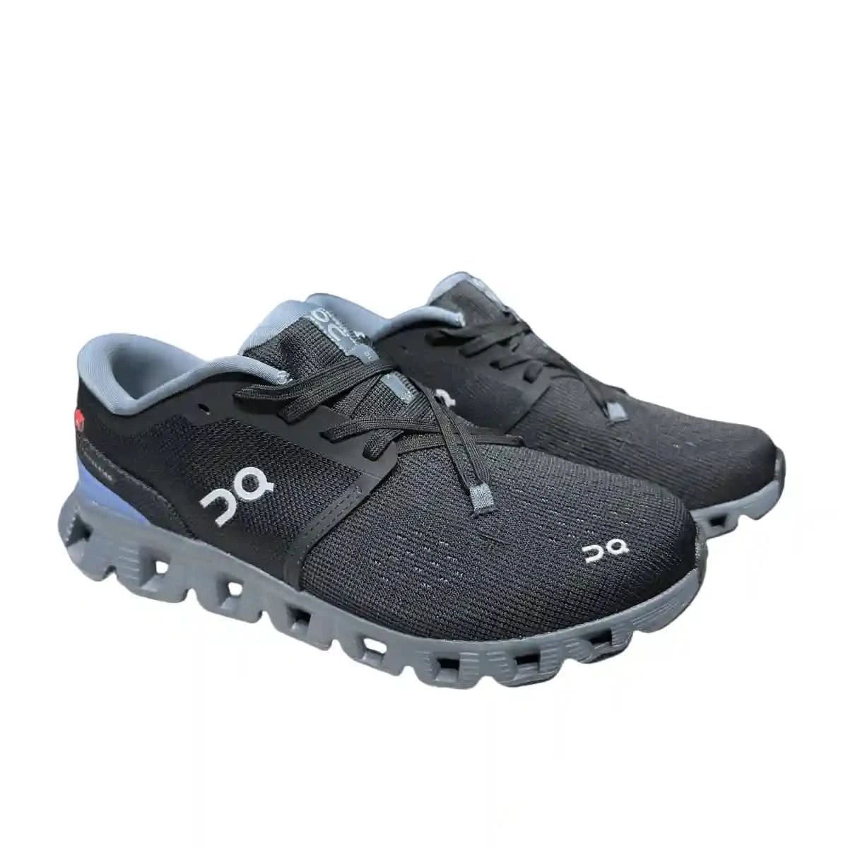 On Cloud X4 Men's Black/Light Gray - Blue - Onsrunners