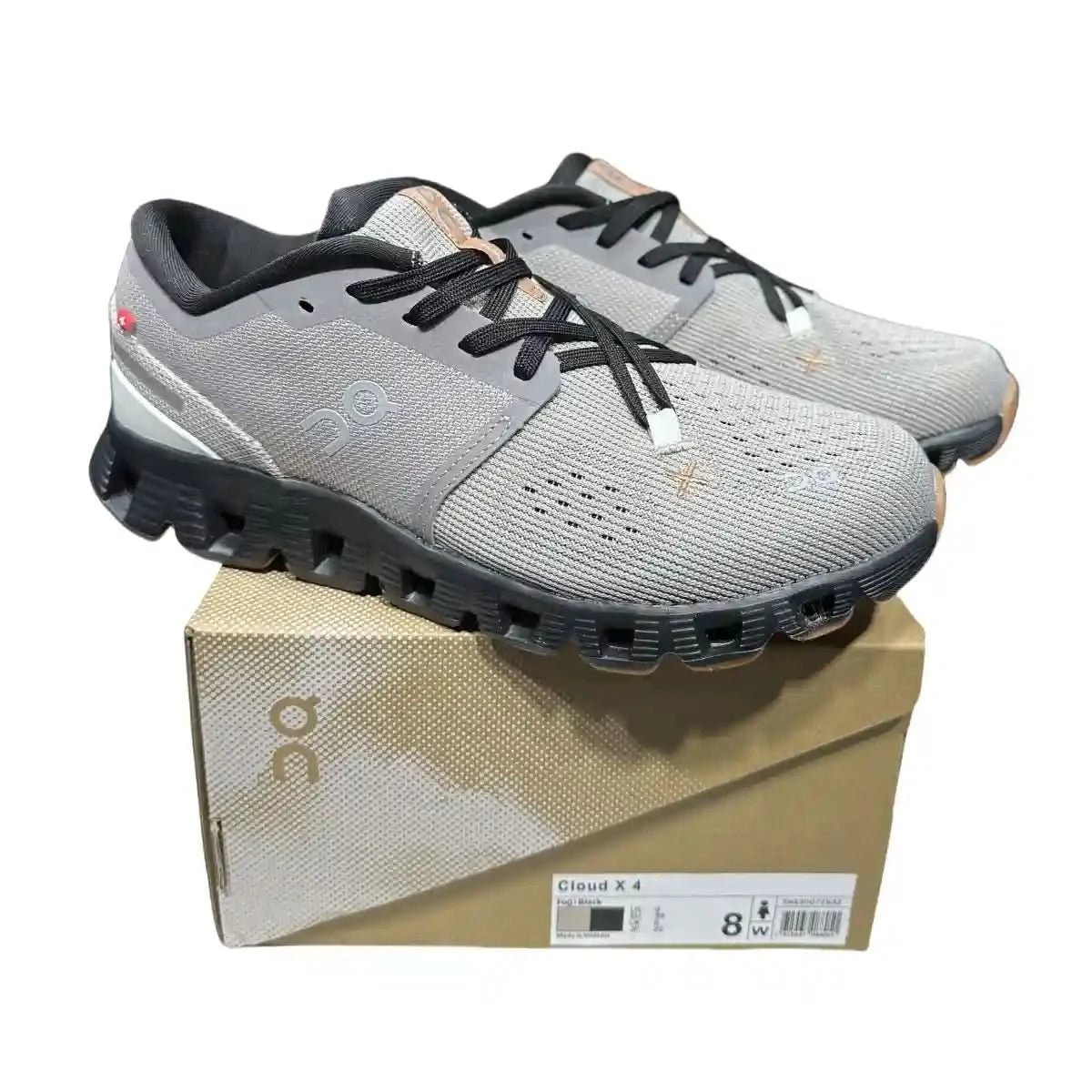 On Cloud X4 Men's Mist White/Black - Onsrunners