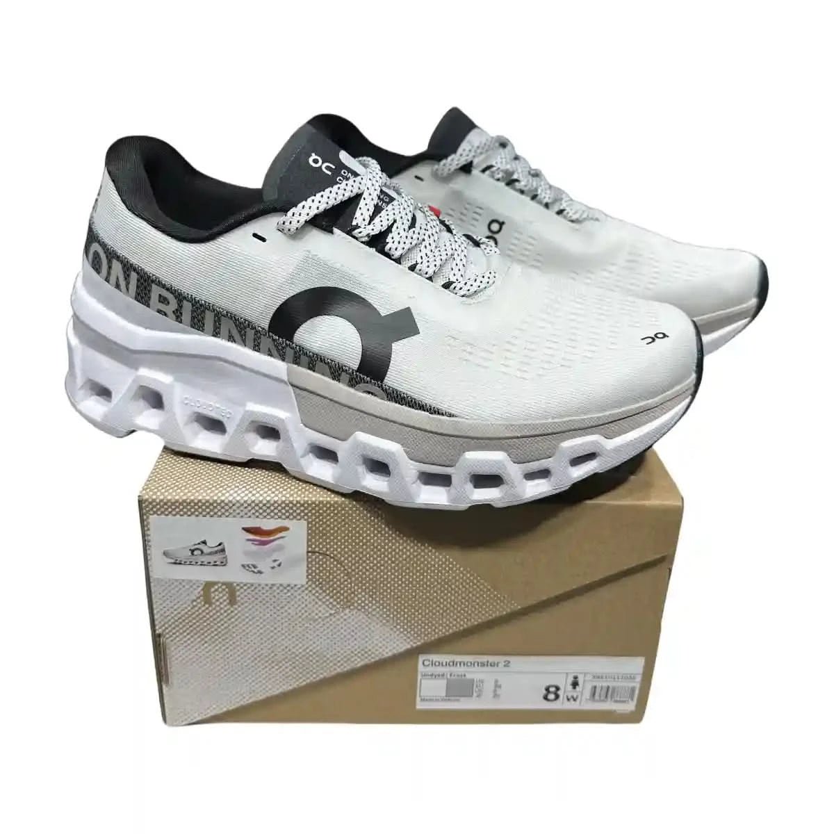 On Cloudmonster 2 Men's Undyed Natural Mist White - Onsrunners