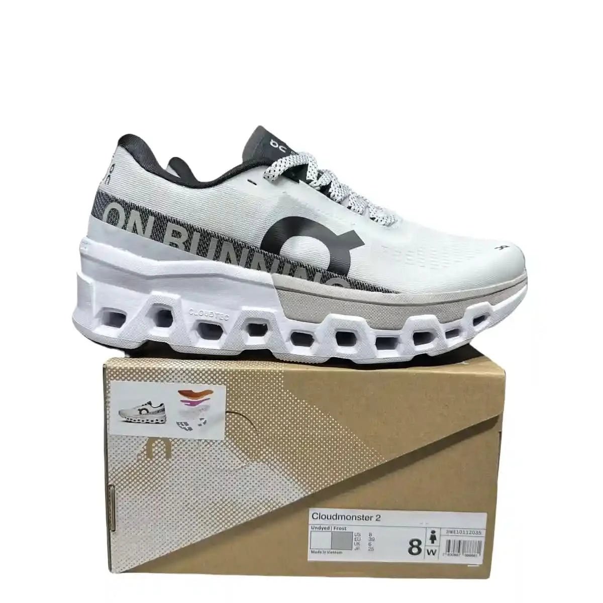 On Cloudmonster 2 Men's Undyed Natural Mist White - Onsrunners