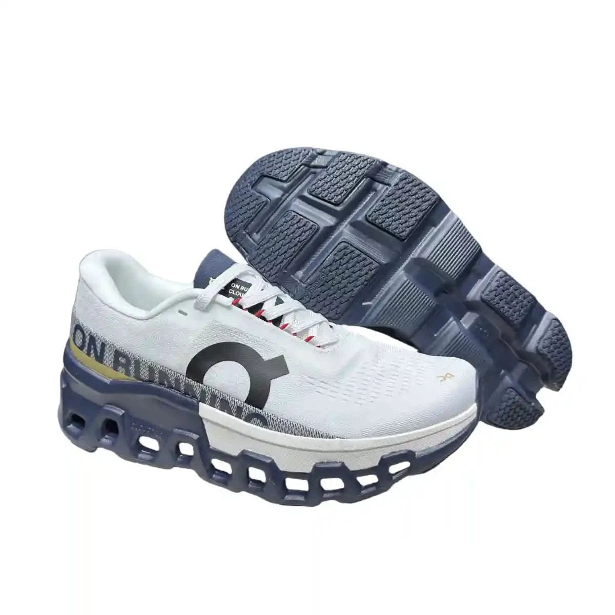 On Cloudmonster 2 Men's White/Blue - Onsrunners